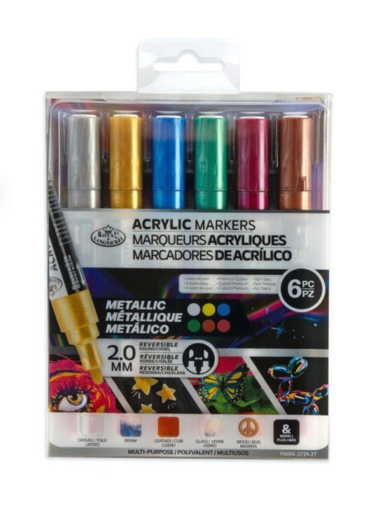 Royal & Langnickel Acrylic Paint Pens 6pk