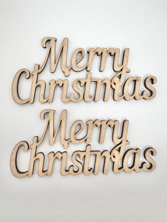 Mdf - Merry Christmas 2pk