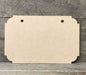 MDF - Rounded corners plaque