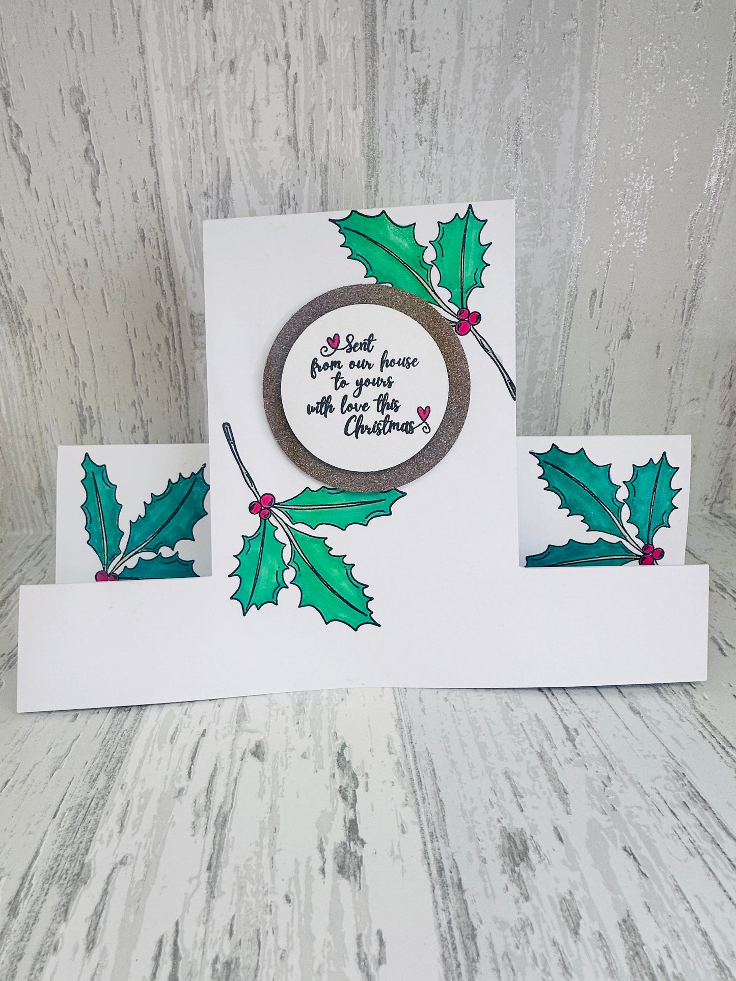 Crafting with Josie - Christmas Foliage stamp set