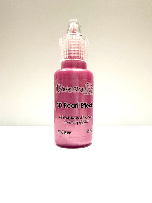 Dovecraft - 3D Pearl Effects - Brights Pink