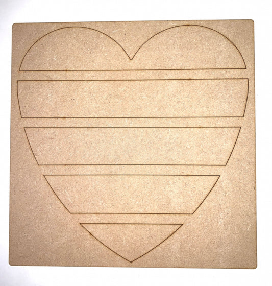 MDF - Panel Heart