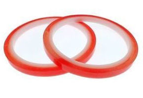 3mm High Tack Red Double Sided Tape - 2 ROLLS -