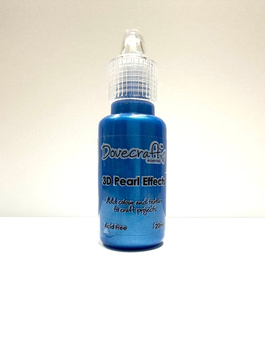 Dovecraft - 3D Pearl Effects - Bright Blue