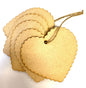 MDF - Scalloped Edge Hearts 4pk