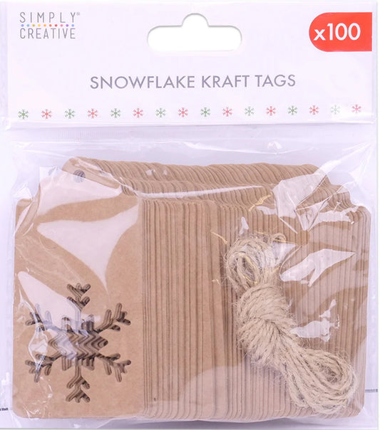 Simply Creative Basics Die Cut Kraft Tag