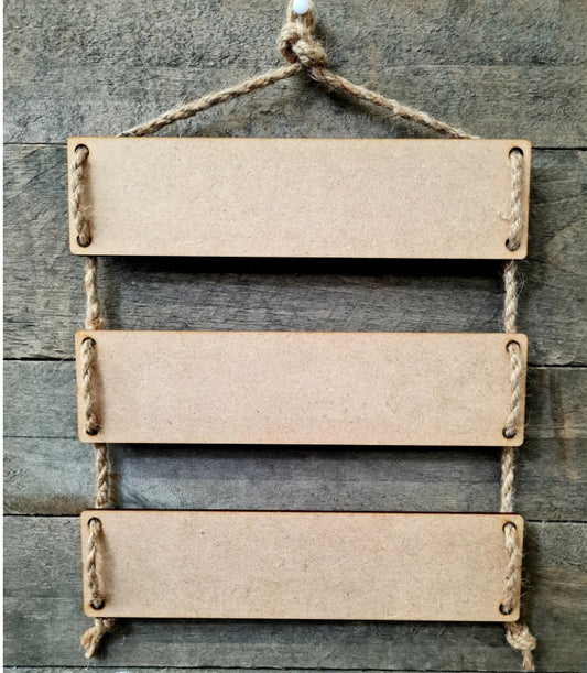 MDF - Triple hanging plaque