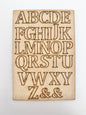 Mdf alphabet