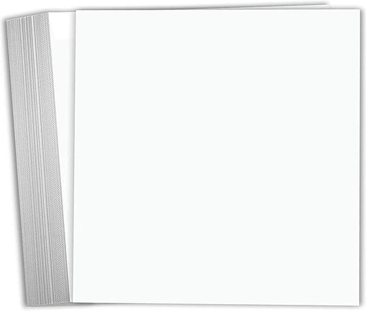 12x12 40 sheets of White 120gsm paper