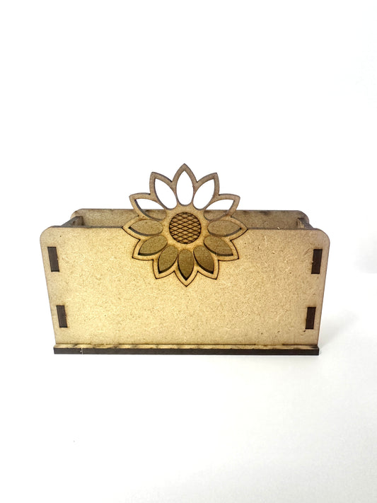 MDF - Flower Coaster holder (coasters not included)