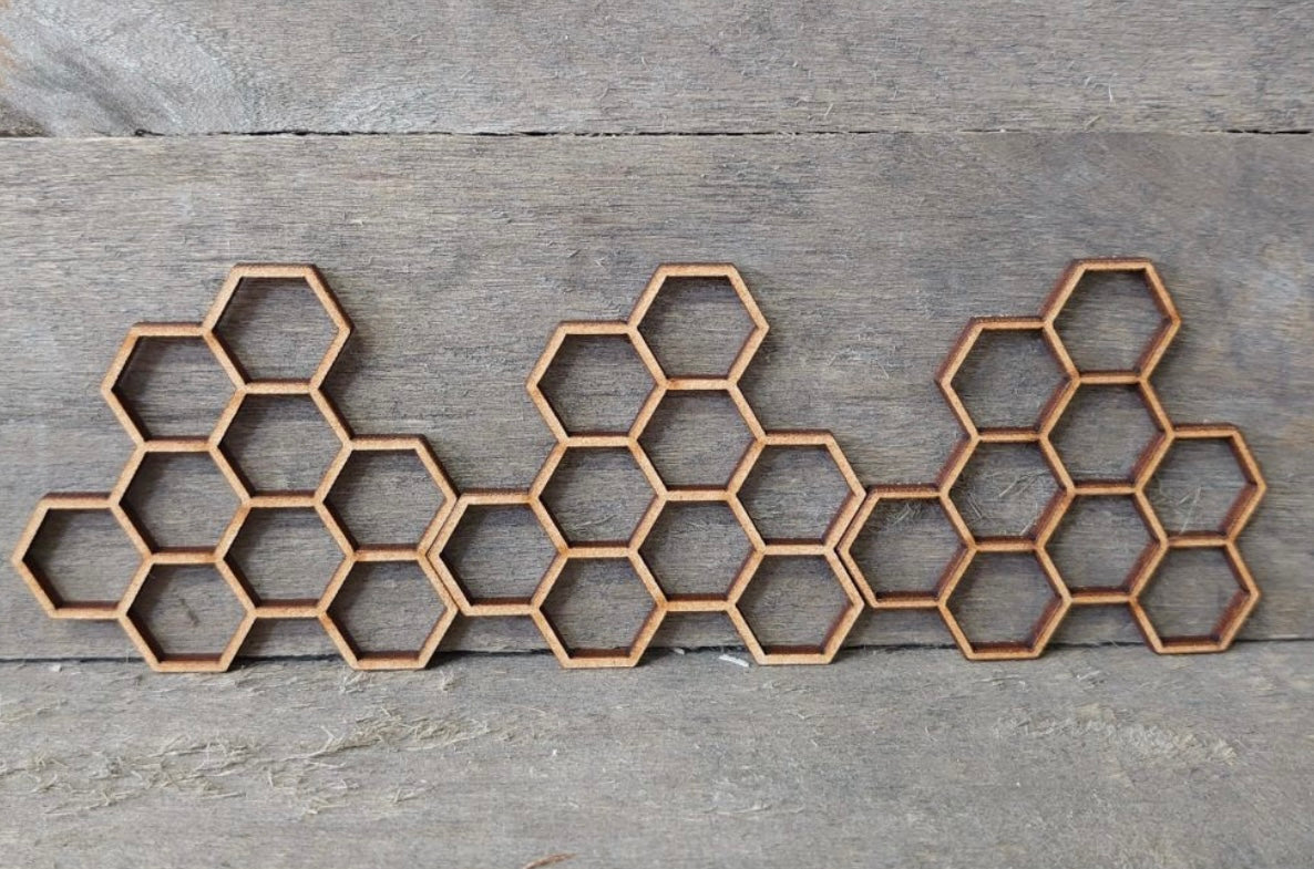 MDF - Honeycomb 3pk