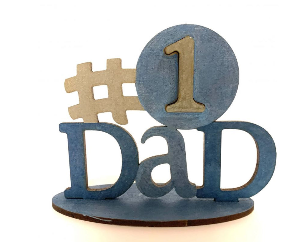 MDF - #1 Dad on stand