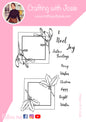 Crafting with Josie - Christmas Frames stamp set