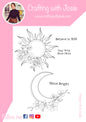 Crafting with Josie - Chatty Tuesday- Sun and moon Stamp set