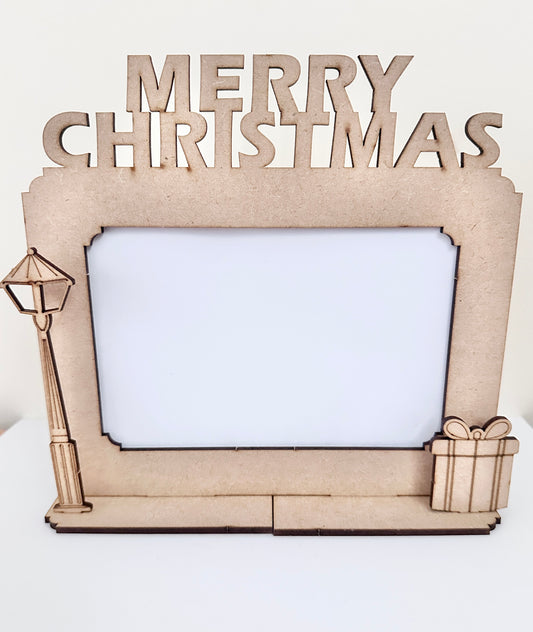 Mdf - merry Christmas photo frame