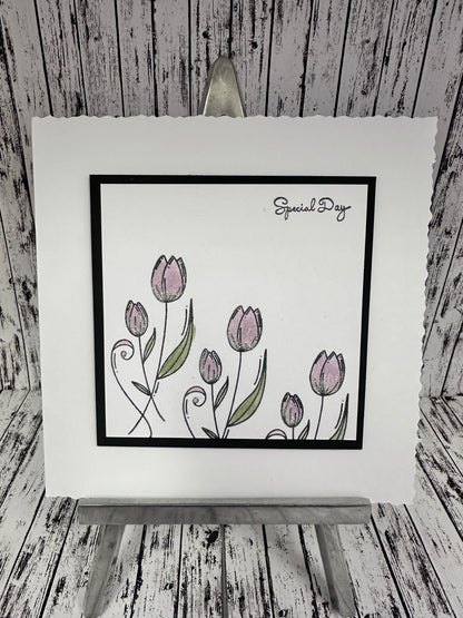 Crafting with Josie- Swirly flowers pt2 Stamp Set