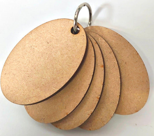 MDF -Keyrings 4pk