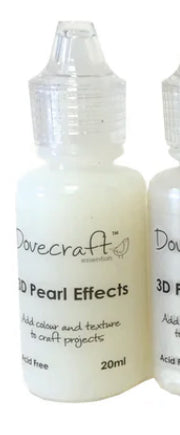 Dove craft - 3d pearl drops - CLEAR