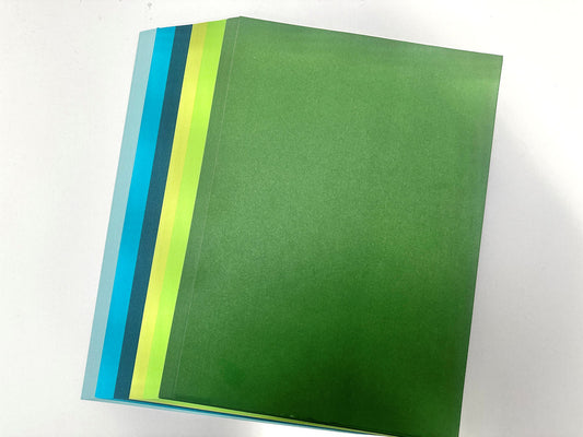 100 sheets of 120gsm cardstock 6 different colours