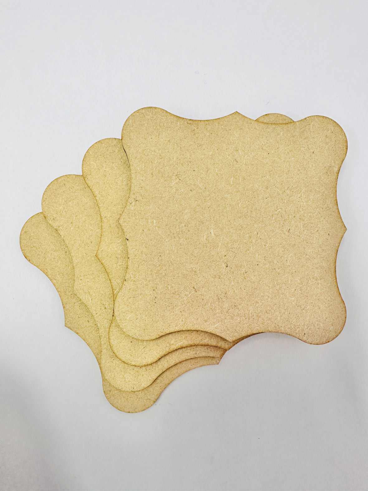 MDF - Bracket Edge Coasters