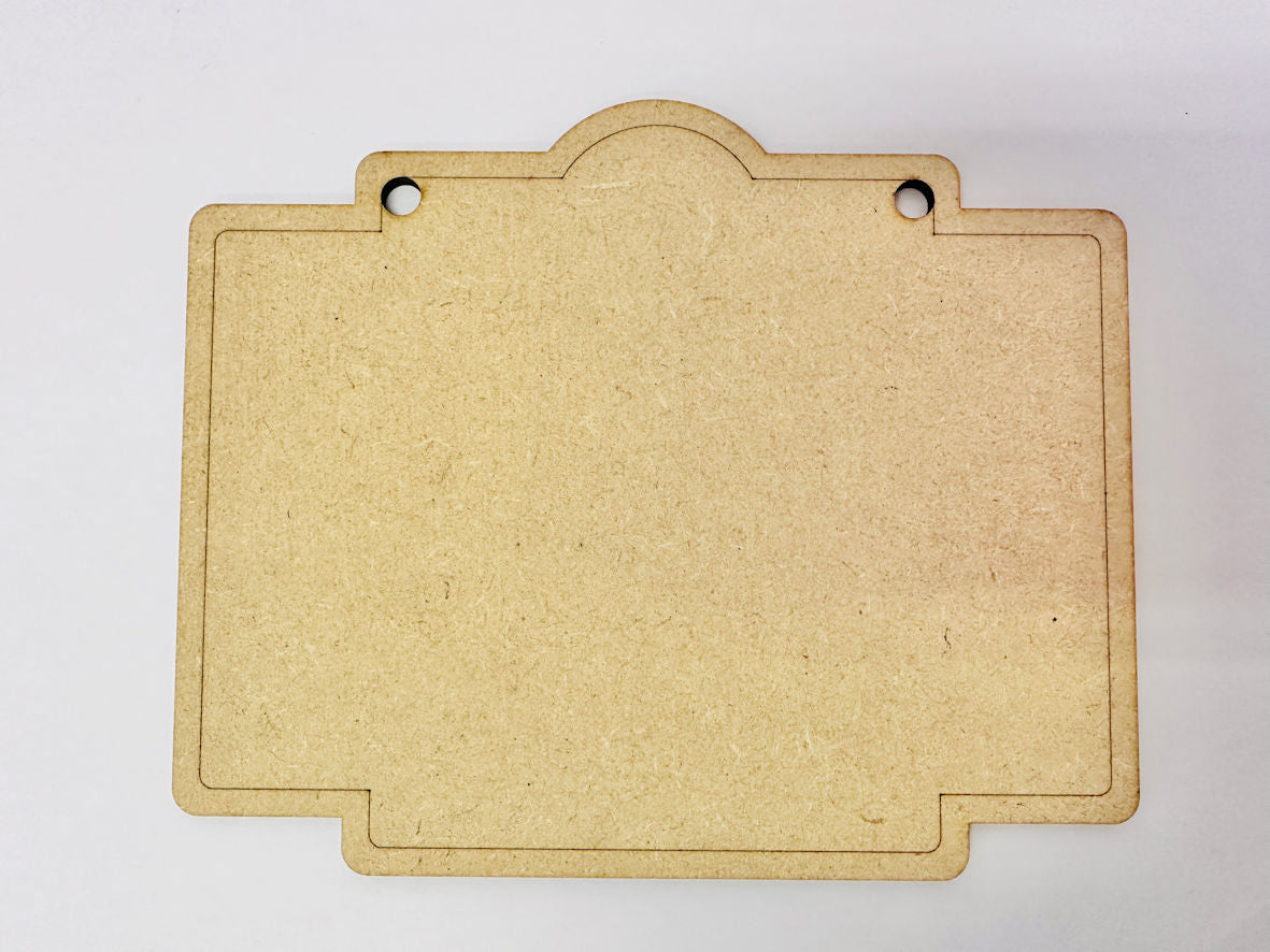 MDF - Plaque NEW engraved edge 1