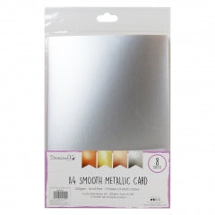 Dovecraft A4 Mirror Card - Smooth Metallic - 8 Sheets