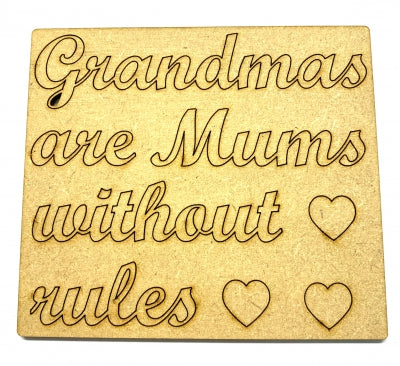 MDF - Grandmas are Mums without Rules